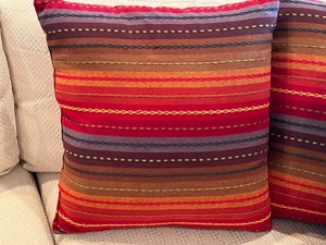lot 199 image: Four Decorative Throw Pillows