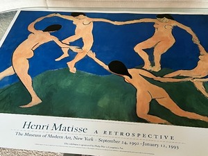 lot 195 image: Henri Mattisse Poster- A Retrospective Poster 1992-1993