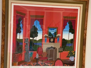 lot 137 image: Framed NumberedSigned Serigraph by Thomas McKnight