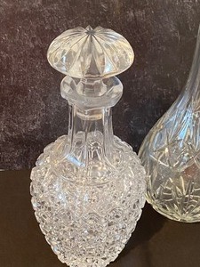 lot 172 image: Two Decorative Crystal Decanters
