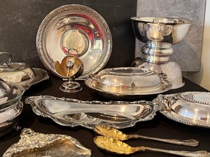 lot 180 image: Silver Sensations A Wonderful Variety of Silver Plate Items