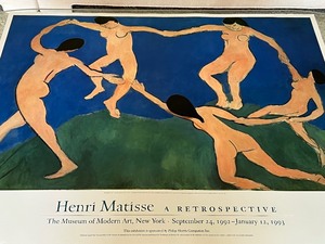 lot 191 image: Unframed Henri Matisse A Retrospective Poster