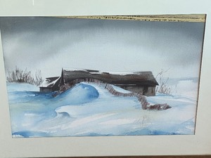 lot 282 image: Framed Watercolor Painting