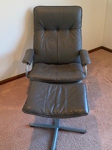 lot 279 image: Norwegian Chair and Ottoman by Skoghaug