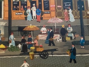 lot 266 image: Framed and Signed Michel Delacroix Print