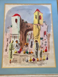 lot 264 image: Framed Watercolor Painting
