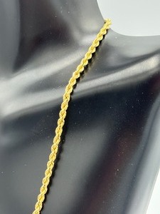 lot 328 image: Beautiful 14k Rope Chain