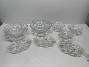 Assorted Crystal Dishware