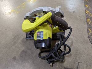 lot 310 image: Ryobi 14-Amp 7-14 in. Corded Circular Saw with Laser