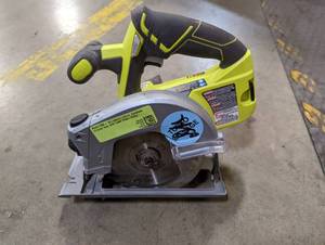 lot 307 image: Ryobi ONE 18-Volt 5-12 in. Cordless Circular Saw with Laser (Tool-Only)