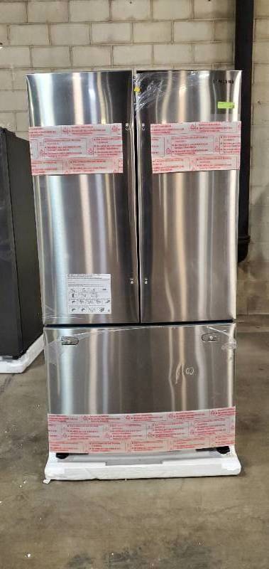 Samsung 28.2 cu. ft. French Door Refrigerator in Stainless Steel (Scratch & Dent) - 1 Year Warranty