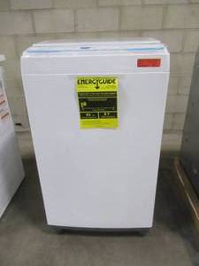 COMFEE 1.6 Cu.ft Portable Washing Machine, 11lbs Capacity Fully Automatic Compact Washer with Wheels, 6 Wash Programs Laundry Washer with Drain Pump, Ideal for Apartments, RV, Camping, Ivory White - NO RESERVE