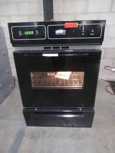 Summit 24 in. Single Gas Wall Oven in Black, TTM7212DK - NO RESERVE (Missing Knob).