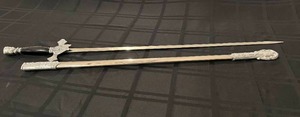 lot 10 image: Lynch & Kelly Knights of Columbus Ceremonial Sword & Scabbard