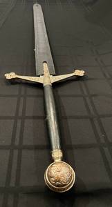 lot 16 image: Two Handed Scotland Sword & Scabbard