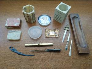 Collection of Old Office Dcor & Accessories