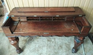 Antique Desk with Piano Legs