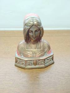 Vintage Bronze Bust by Pompeian Bronze Co