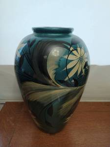 Large Painted Vase