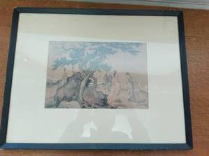 Vintage Asian Style Art Print