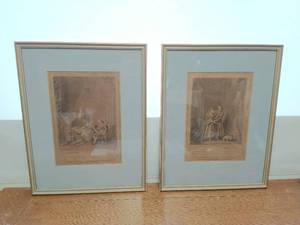 Two Vintage Framed Prints