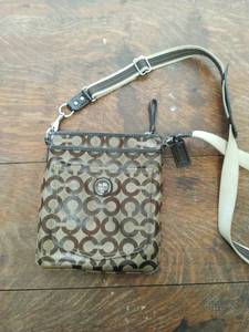 Two False Coach Crossbody Handbags