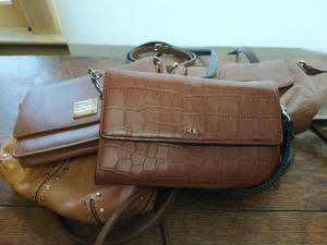Five Name Brand Handbags