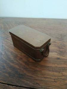 Vintage Brass Nut Box