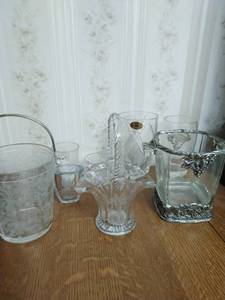 Collection of Glass & Crystal Items
