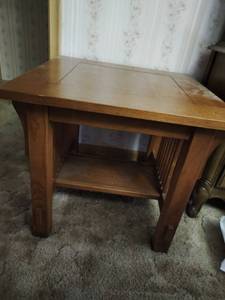 Vintage Mission Style End Table