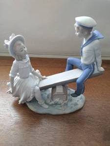Lladro Seesaw Figurine
