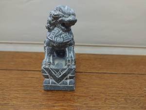 Small Stone Foo Guardian Dog Figurine