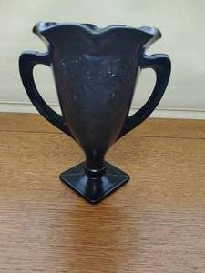 Vintage L.E. Smith Dancing Nymphs Ebony Art Deco Vase