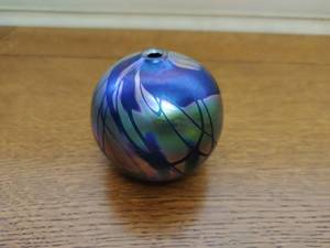 Intaglio Hand painted Anton Vase
