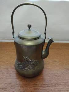 Vintage Asian Style Brass Teapot