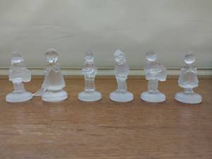 Six Goebel Crystal Collection Figurines