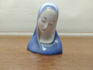Madonna by Funaro Porcelain Bust by Goldscheider