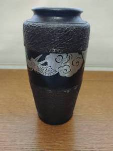 Earthenware Vase Made in Japan