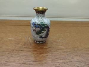 Cloisonne Vase with Dragon