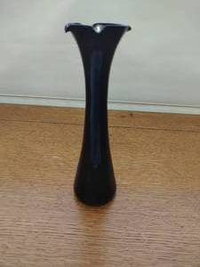 Vintage Black Amethyst Vase