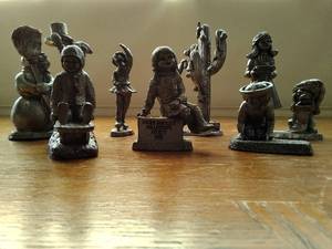 Collection of Michael Ricker Pewter Figurines