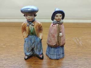 Two Old L. Hjorth Danish Figurines