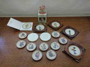 Collection of M.J. Hummel Plates & Bell
