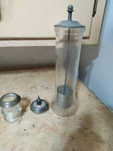 Three Vintage Items Including Two Sterling & Glass Items