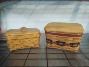 Longaberger Recipe Box and Contact book