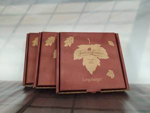 Longaberger Falling Leaf Plates