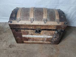 Ornate Round Top Chest