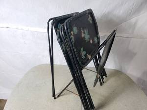 Metal Folding TV Dinner Tray Tables