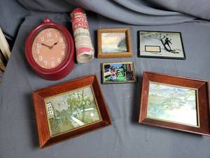 Prints, Pictures and Clock