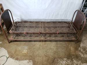 Antique Foldout Trundle Bed